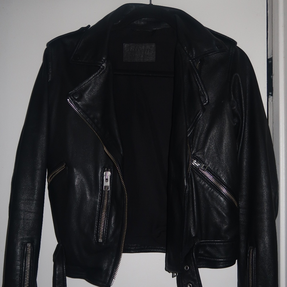 All Saints Balfern Leather Biker Jacket